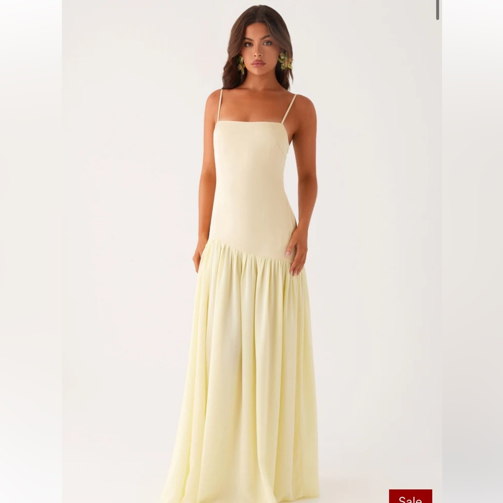 Peppermayo Asteria Maxi Dress in Yellow
